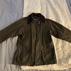 Barbour Classic Bedale Wax Jacket in Olive Size 32 Made in England